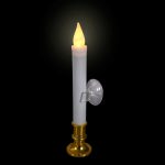 Christmas House LED Window Taper Candle 9"