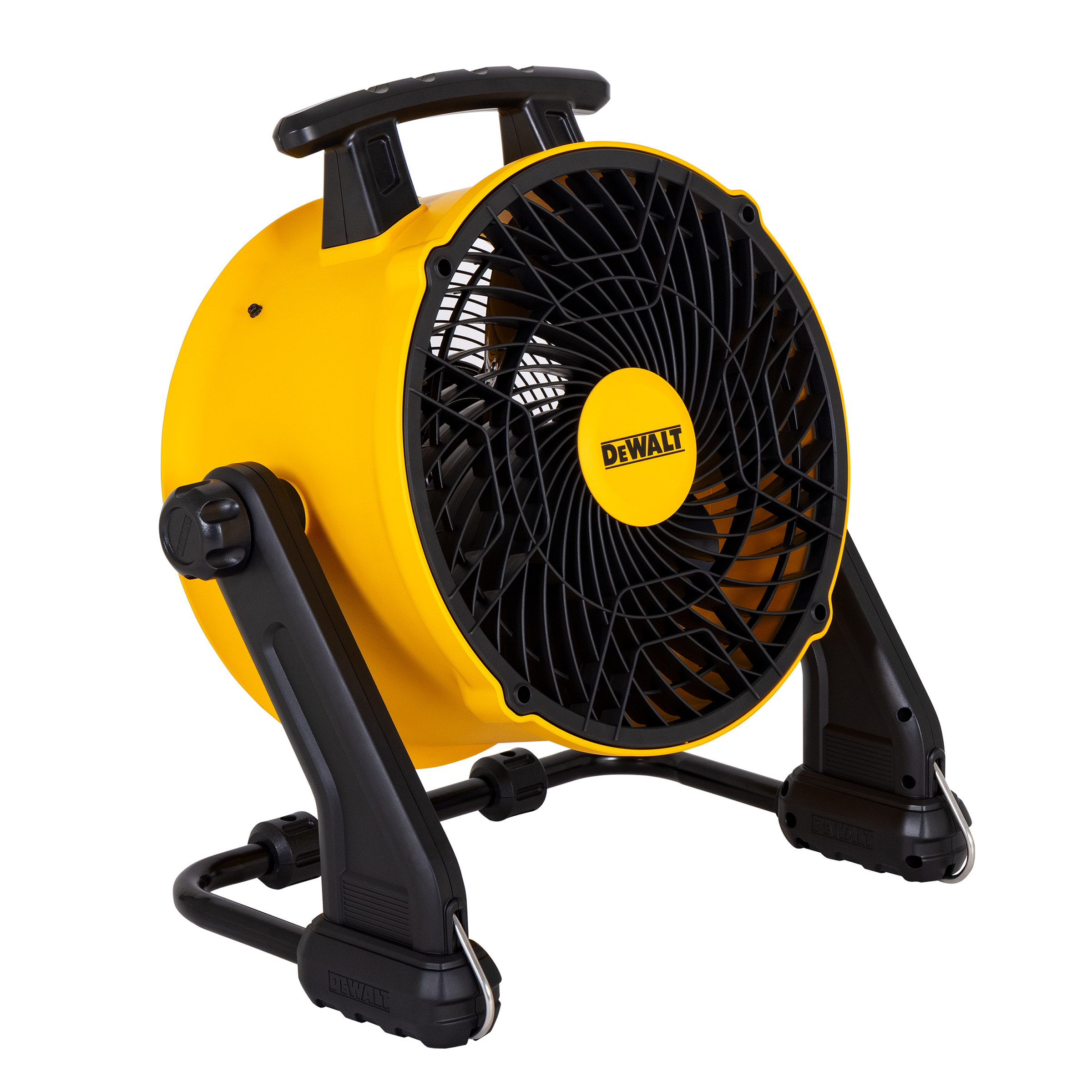 a71acbf978986c5878c8617e0bede976645364c6936b759edb2146176d6abdc8.jpg Dewalt 16' 3 - Speed Benchtop and Hanging Drum Fan - Image 1