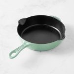 Staub Enameled Cast Iron Traditional Deep Skillet, 8 1/2", Sage | Williams Sonoma