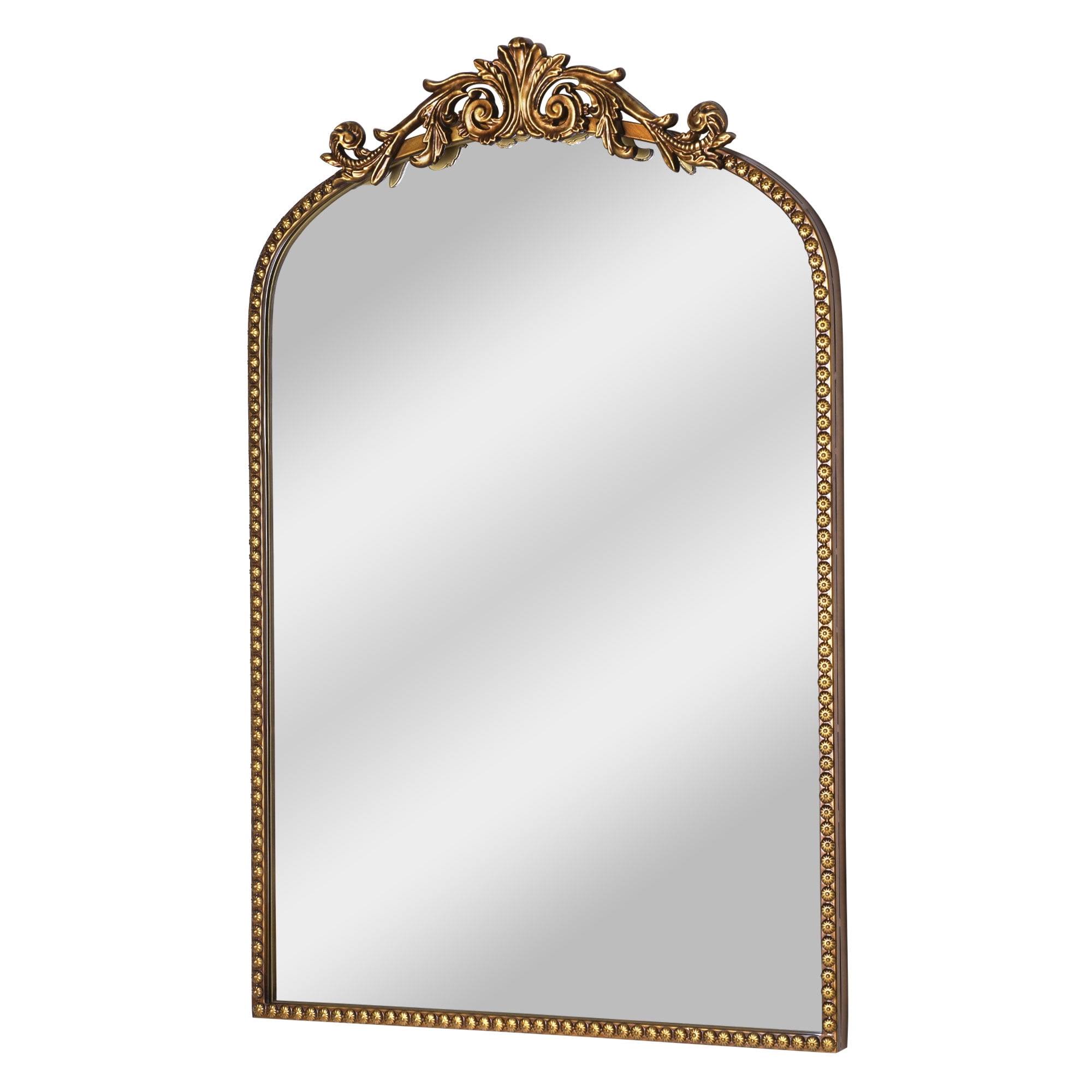 a7492ecbee2c2427e1ef22da8a8659685f1f83b63bf3bca0a3c03544d688ac4f.jpg Better Homes & Gardens Arch Metal Wall Mirror D��cor - Gold - 20 x 30 in - Image 1