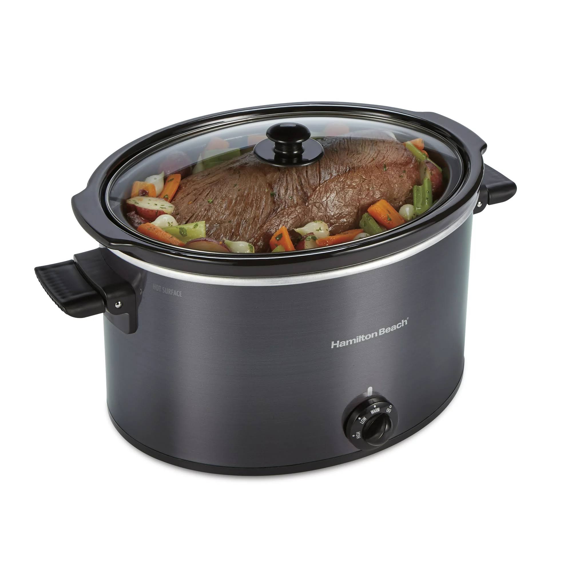 a78b97d6a987389185250582b0ed19cacee94231b5e6b01e90a4e03fac6f9991.jpg Hamilton Beach - 10 Quart Slow Cooker - Black - Image 1