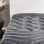 Sleep Zone Cooling Queen Mattress Pad, Premium Zoned Quilted Fitted Mattress