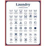 Laundry Symbols Guide Magnet Sign by Jot & Mark