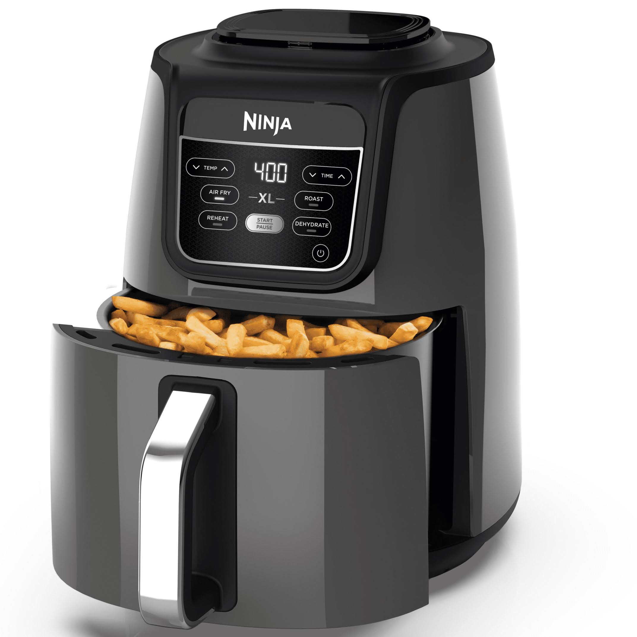 a7ba67cc55c39ffb7ef5b1b6cee5bc02199b6177e7881ba8b6a46eba11deffb4.jpg Ninja Af150wm Air Fryer XL - Black & Silver - 5.5 qt - Image 1