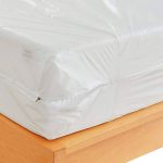 Waterproof Zippered Plastic Mattress Protector Encasement, Vinyl Mattress Cover Proof(Full)