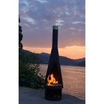 Zaymar 56.1" H Iron Wood Burning Outdoor Chiminea Ebern Designs