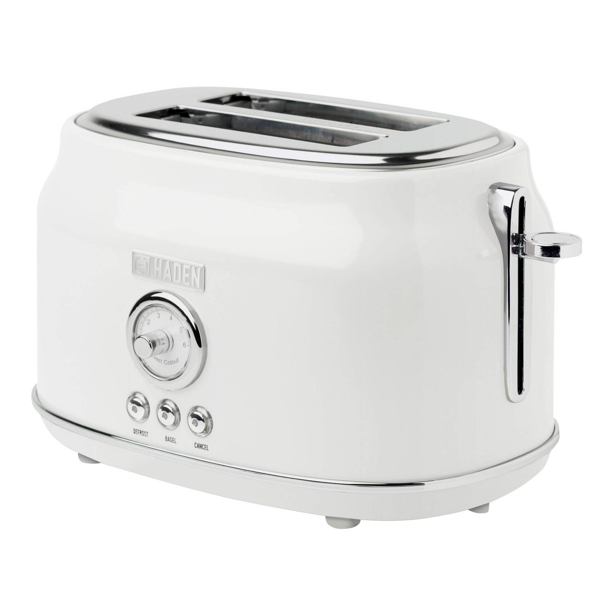 a7de8e46d0c5857500906bec77e4c20de18a14371d5c25e9d0f966c5cbc74181.jpg Haden Dorset 2-Slice Wide Slot Stainless Steel Toaster - Ivory - Image 1