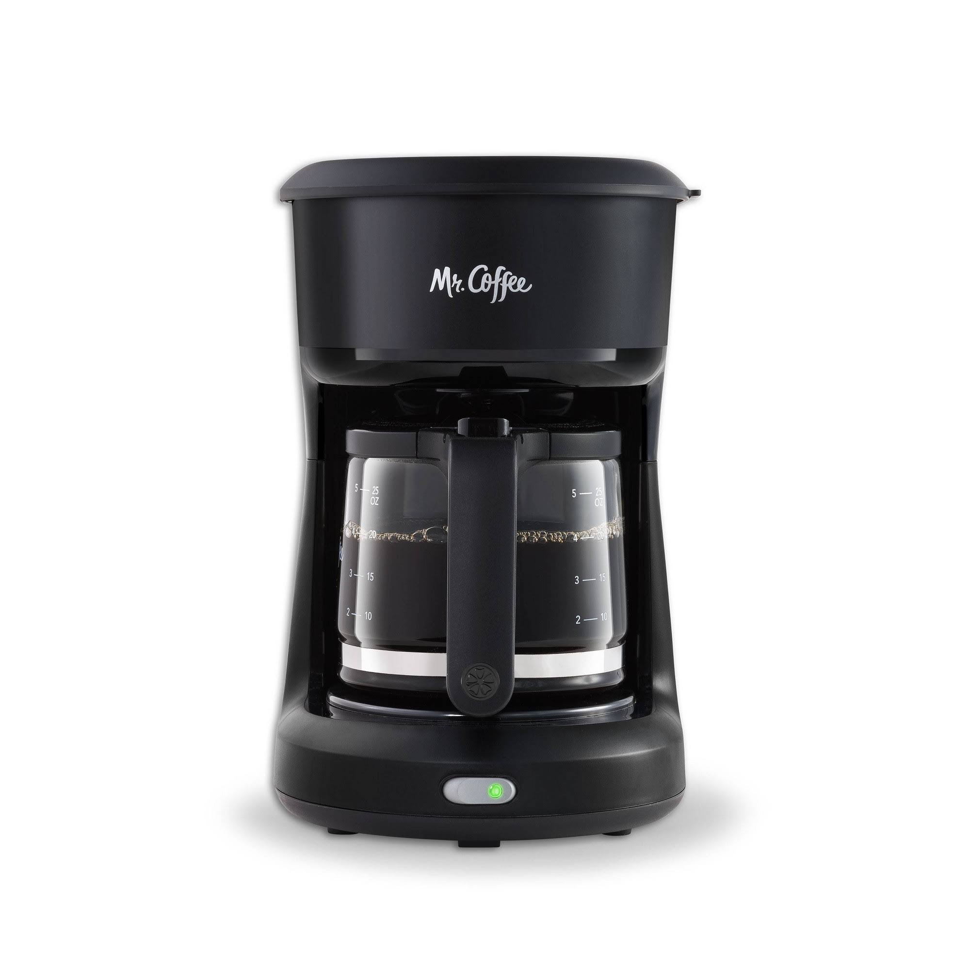 a7ffe9da04108e884431a178c10aac0002257efb912262eaf0370b166d91afda.jpg Mr. Coffee 5 Cup Black Coffee Maker - Image 1