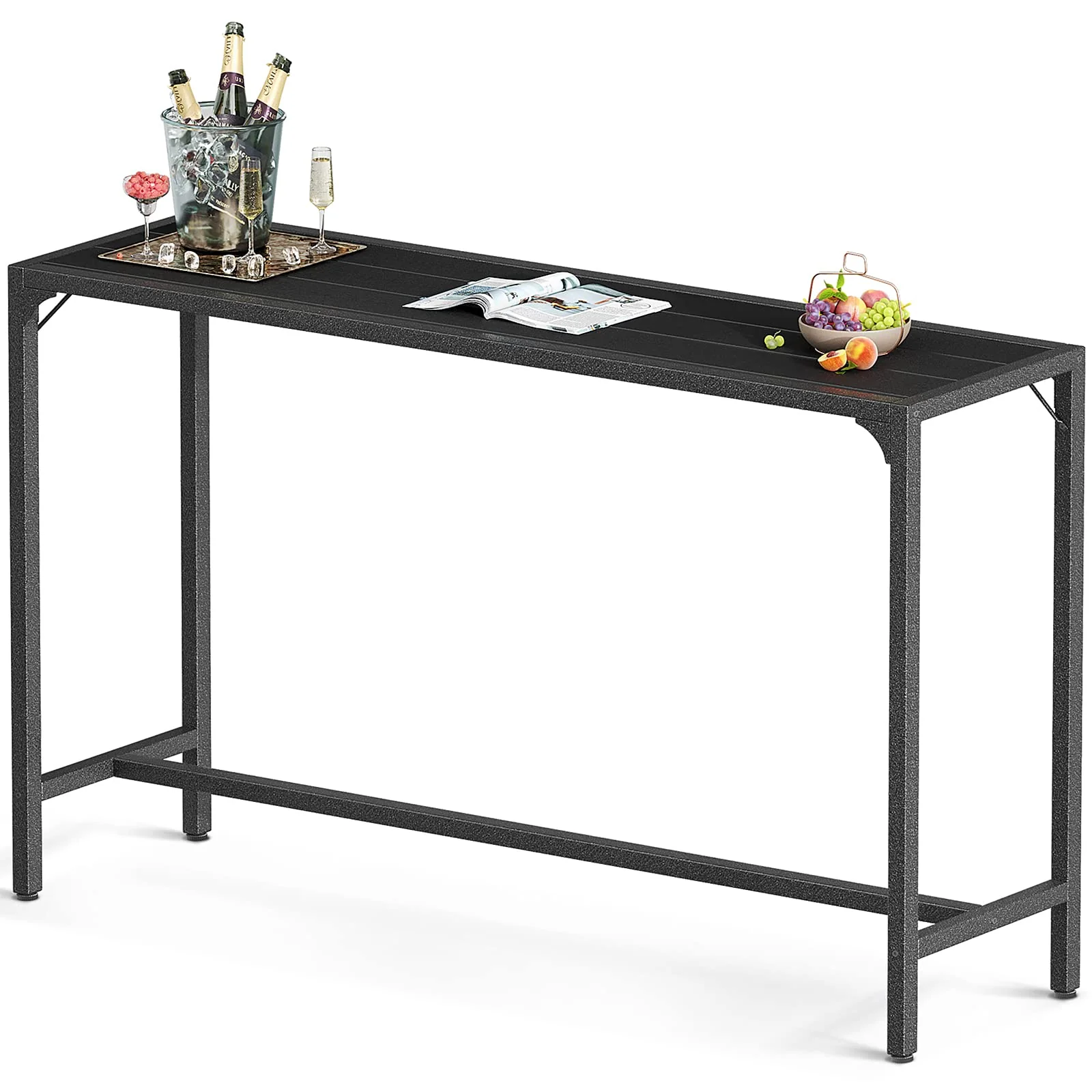 a822ebab60733015cec1d6c7ab7468fdb508626831f33f2bf8ea0bbf272ad2e9.webp ODK 55 Inch Outdoor Bar Table for Hot Tub. Garden - Image 1
