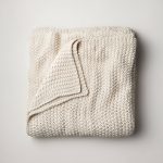 Full/Queen Chunky Knit Bed Blanket - Casaluna