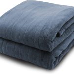 Biddeford Blankets Comfort Knit Electric Blanket, King, Navy