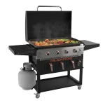 Blackstone 4 - Burner 36" Propane Griddle with Air Fryer and Hood