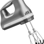 KitchenAid 6 Speed Hand Mixer with Flex Edge Beaters - Contour Silver