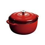 Lodge Cast Iron Lodge Enamel 7.5-Qt. Dutch Oven - Red