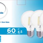 Great Value Deco LED G25 Light Bulb 60W Eqv. Dayight, E26 Base, 3 Pack