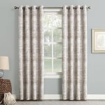 Sun Zero Darren Distressed Global Blackout Lined Grommet Curtain Panel, Size: 50 x 84