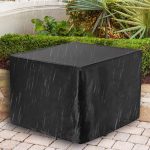WOMACO Heavy Duty Square Patio Fire Pit/Table Cover, Waterproof Outdoor Furniture