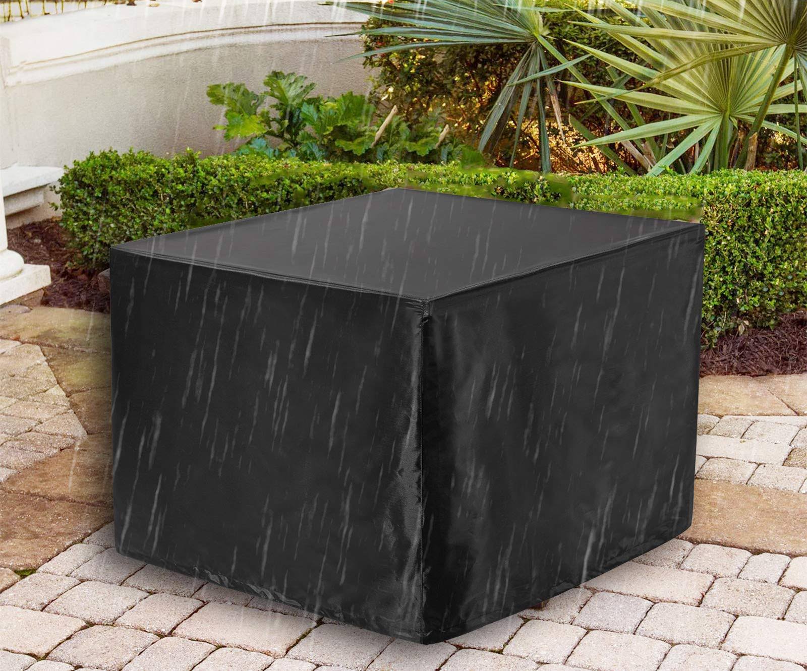 a8dd4a343da7c4d3b9d86d710be546675b19769e3580f84d07bc47f8079ad056.jpg WOMACO Heavy Duty Square Patio Fire Pit/Table Cover, Waterproof Outdoor Furniture - Image 1