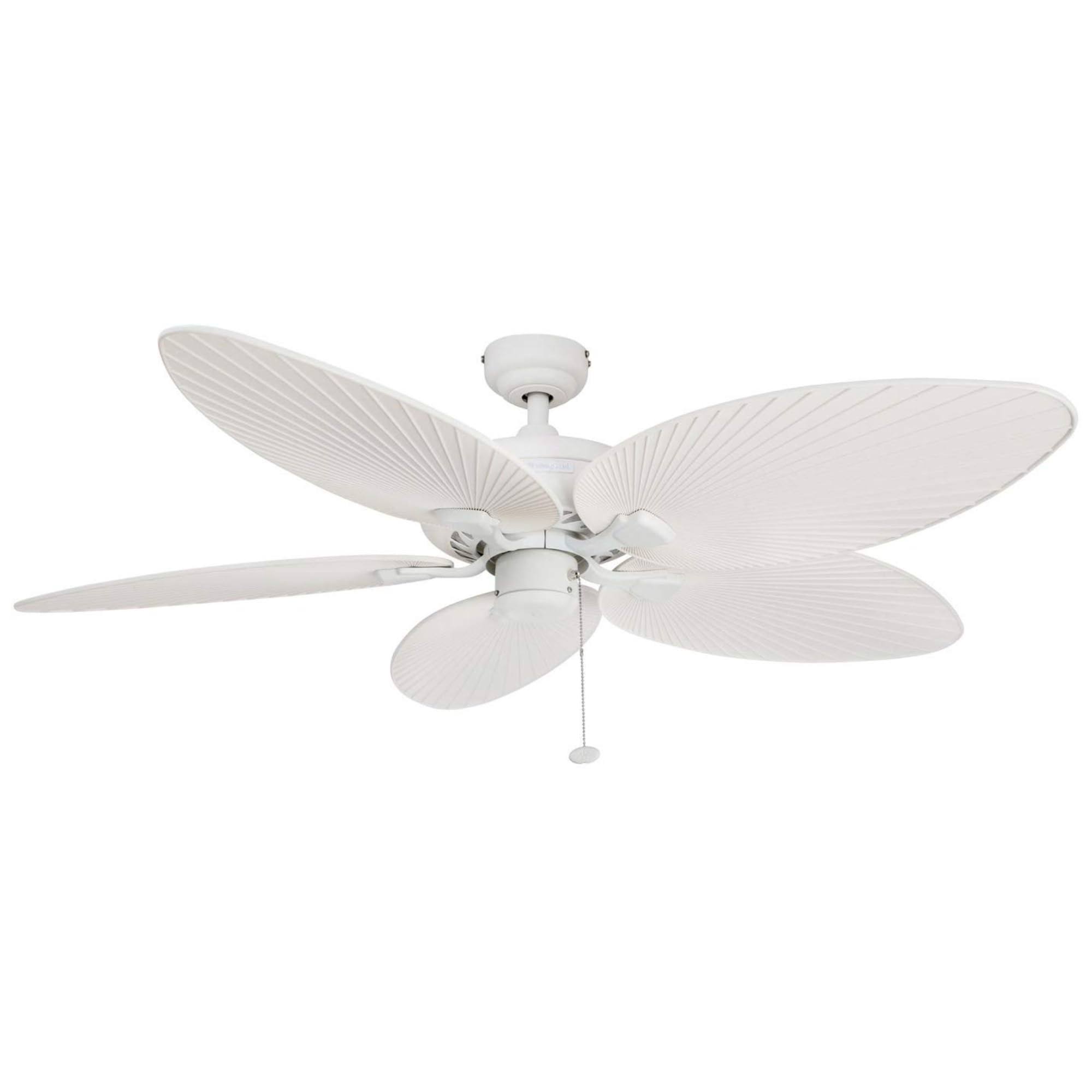 a90704704a151781330cb36175a79f8f568aa06316ec45bbef459d97a754264d.jpg Honeywell Palm Island Indoor/Outdoor Ceiling Fan - 52 inch, White - Image 1
