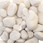 Akasha Decorative White Natural Rocks, 16 oz. Bag, Size: Assorted