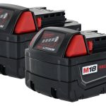 Milwaukee 48-11-1828 M18 XC Red Lithium 18-Volt Lithium-Ion Cordless, 2 Pack