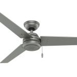 Hunter Cassius 52" Ceiling Fan - Matte Silver