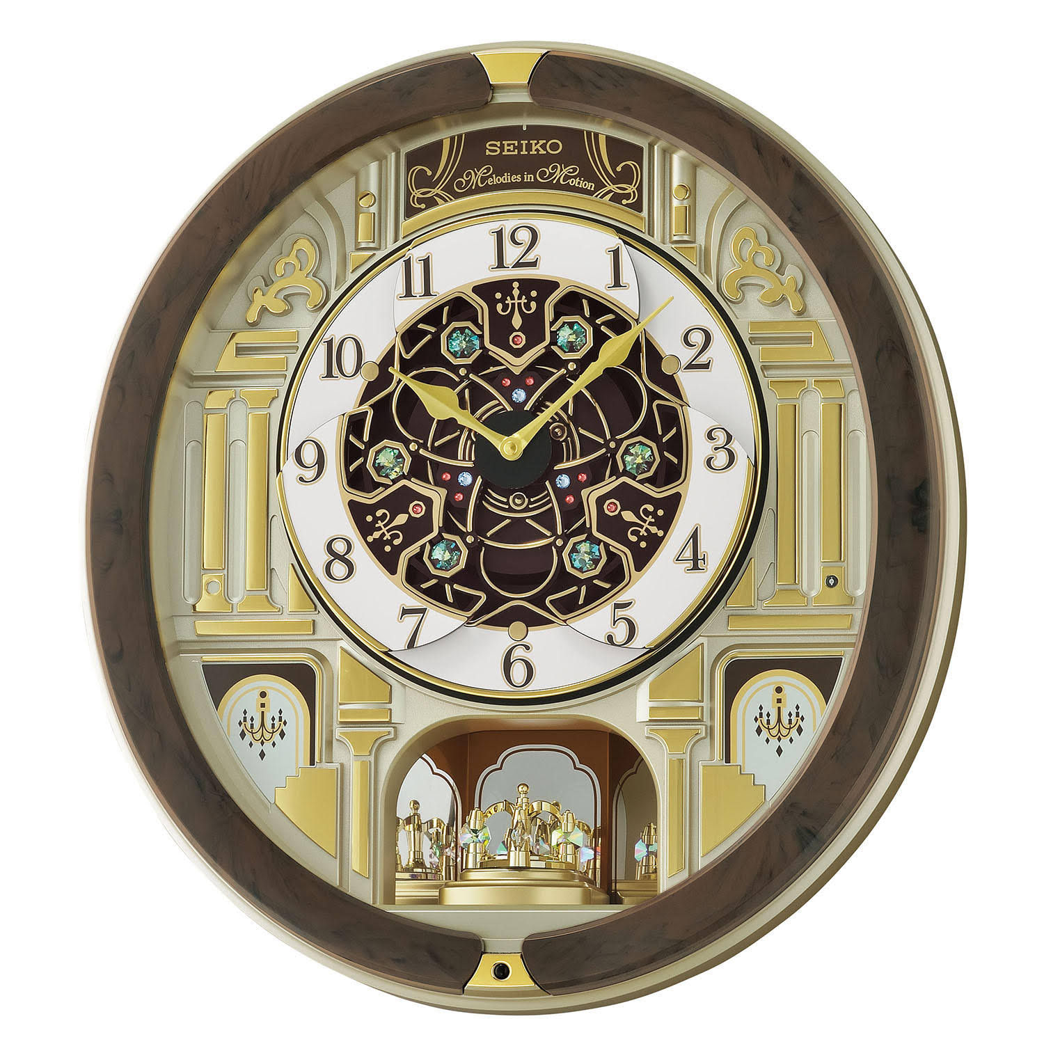 a992f634ffb78ddd7b105f7764f988af1aa9d548157d22531d2a91415181967e.jpg Seiko Melodies in Motion Wall Clock 2022 - Image 1