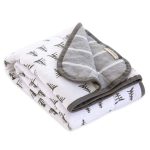 Burt's Bees Baby Organic Jersey Reversible Blanket - Pine Forest