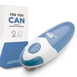 Kitchen Mama Auto 2.0 Electric Can Opener: Upgraded Blade Opens Almost Any Can - automatic, Hands Free, Smooth Edge, Food-Safe,
