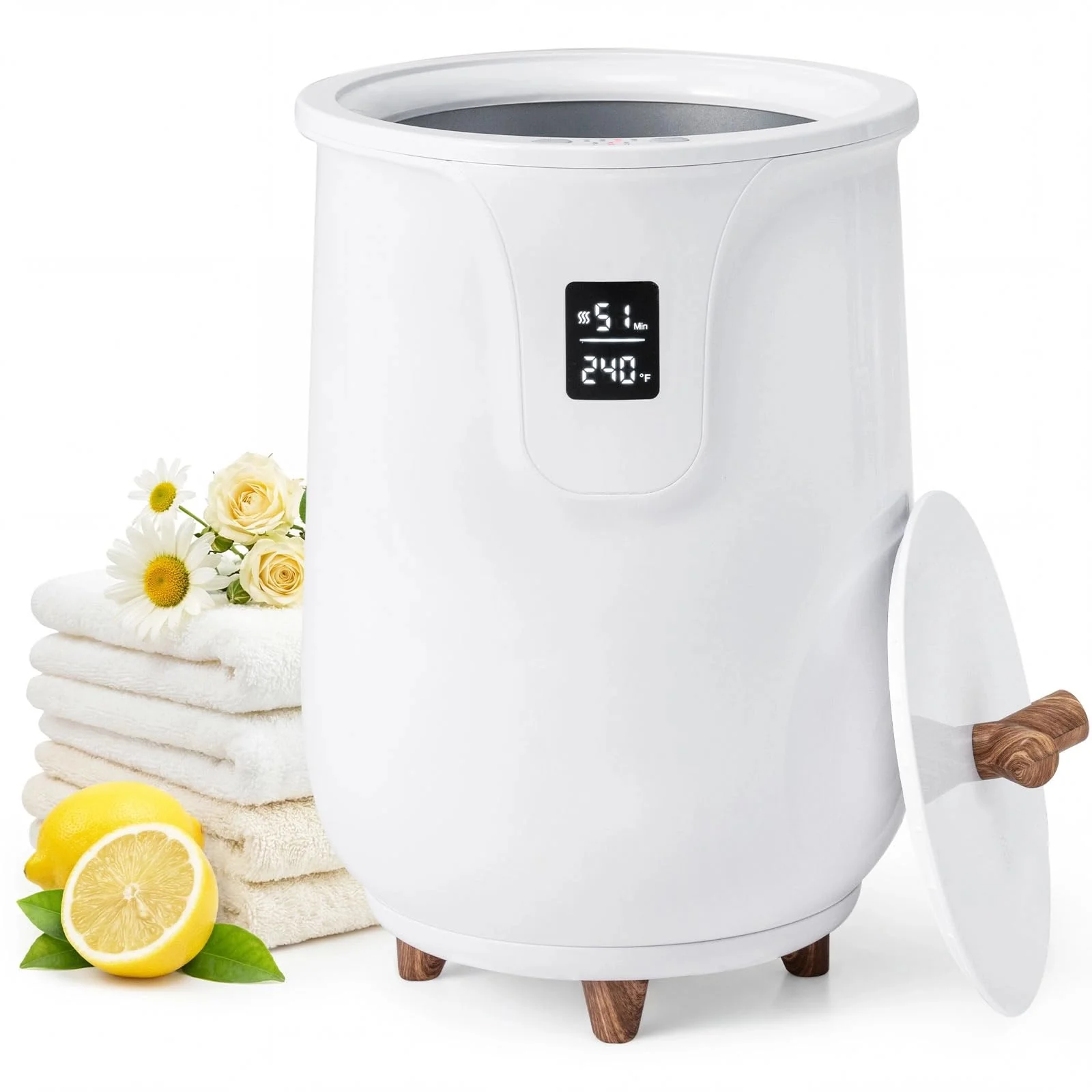 a9cd8f638828a82c5356e6354502e9b03585acd862e1afe1afa04061962b3526.webp Tangkula Towel Warmer for Bathroom 20L Hot Towel Bucket Safe Auto Shut Off Function - Image 1