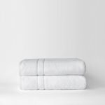 Cozy Earth Premium Plush Bath Towels - White