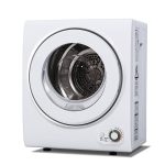 Euhomy 110V Portable Clothes Dryer 850W Compact Laundry Dryers 1.5 CU.FT Front Load Stainless Steel Electric Dryers Machine