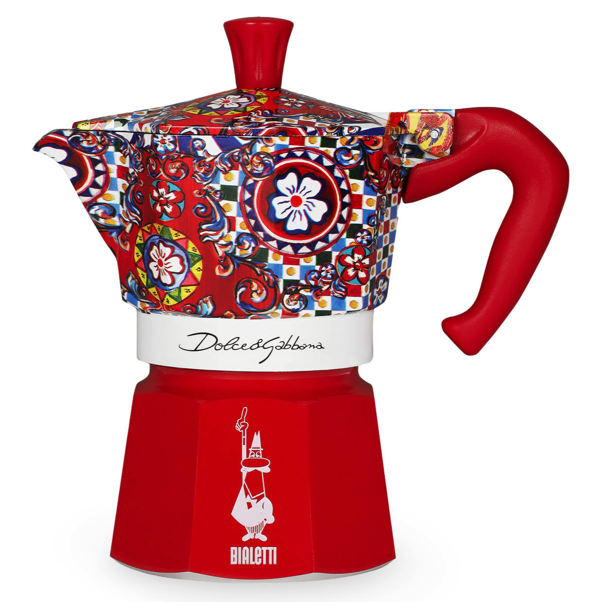 aa22ff9d9b0e5480055b0510913b61b47ebfe3ccc5c714330b2d6133374d39f9.jpg Dolce&Gabbana Moka Machine 3-Cup Coffee Maker - Image 1