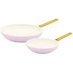 GreenPan Reserve Blush 2-Piece 8-Inch & 10-Inch Ceramic Nonstick Fry Pan Set