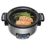 Cuisinart 4 qt. Silver Stainless Steel Programmable Slow Cooker