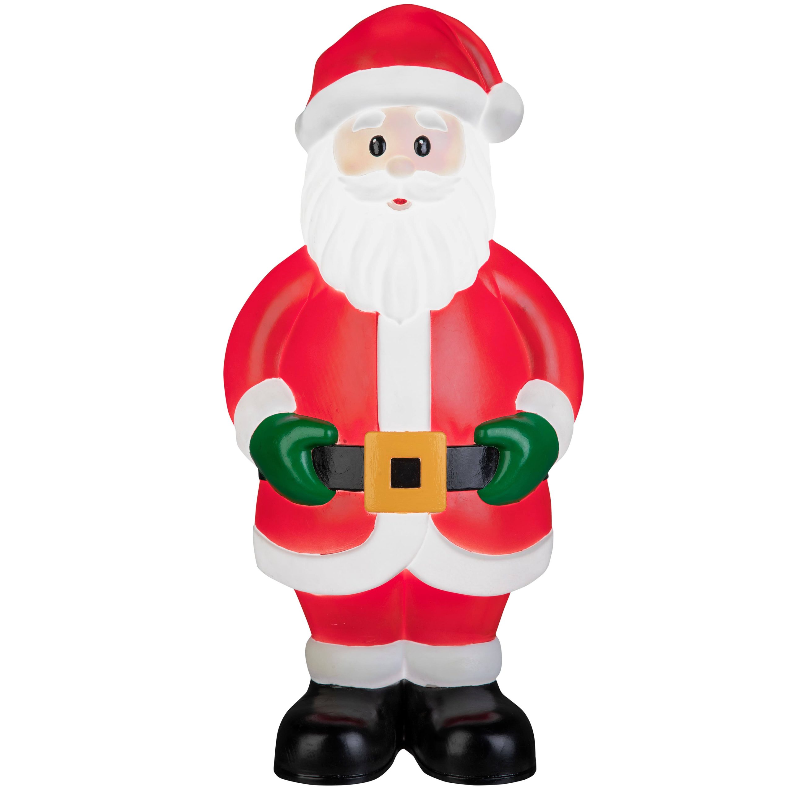 aa6e7d11e8f8f3bf5c24ed0f59ffdf340d989e4770c5bfb21aed0d0fc3d8d6df.jpg 24" Santa LED Lighted Outdoor Decor by Ashland | Michaels - Image 1