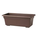 Countryside Flower Box Planter, Brown, 36-Inch