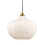 Trans Globe Lighting 16181 Aristo 12" Wide Pendant - Antique Gold