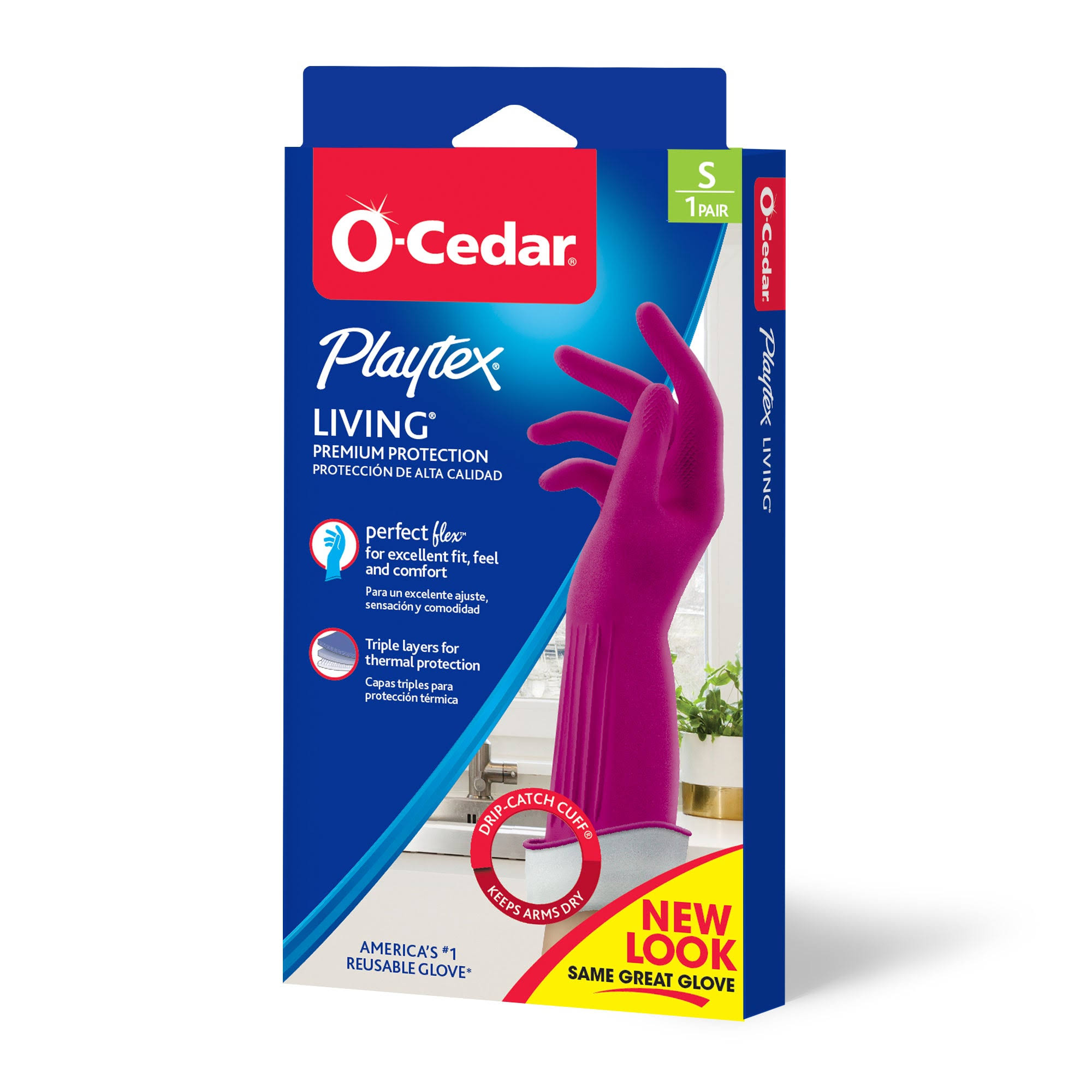 aa8bd3fe24d5a1530408bd5f959e4d59c543db072db5a862d494a0811ada60a5.jpg O-Cedar Playtex Gloves, Living, Small - Image 1