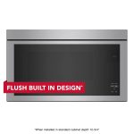 KitchenAid Over-The-Range Microwave with Flush Built-In Design Stainless Steel