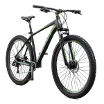 29 - In. Boundary Mens Mountain Bike, Black and Green