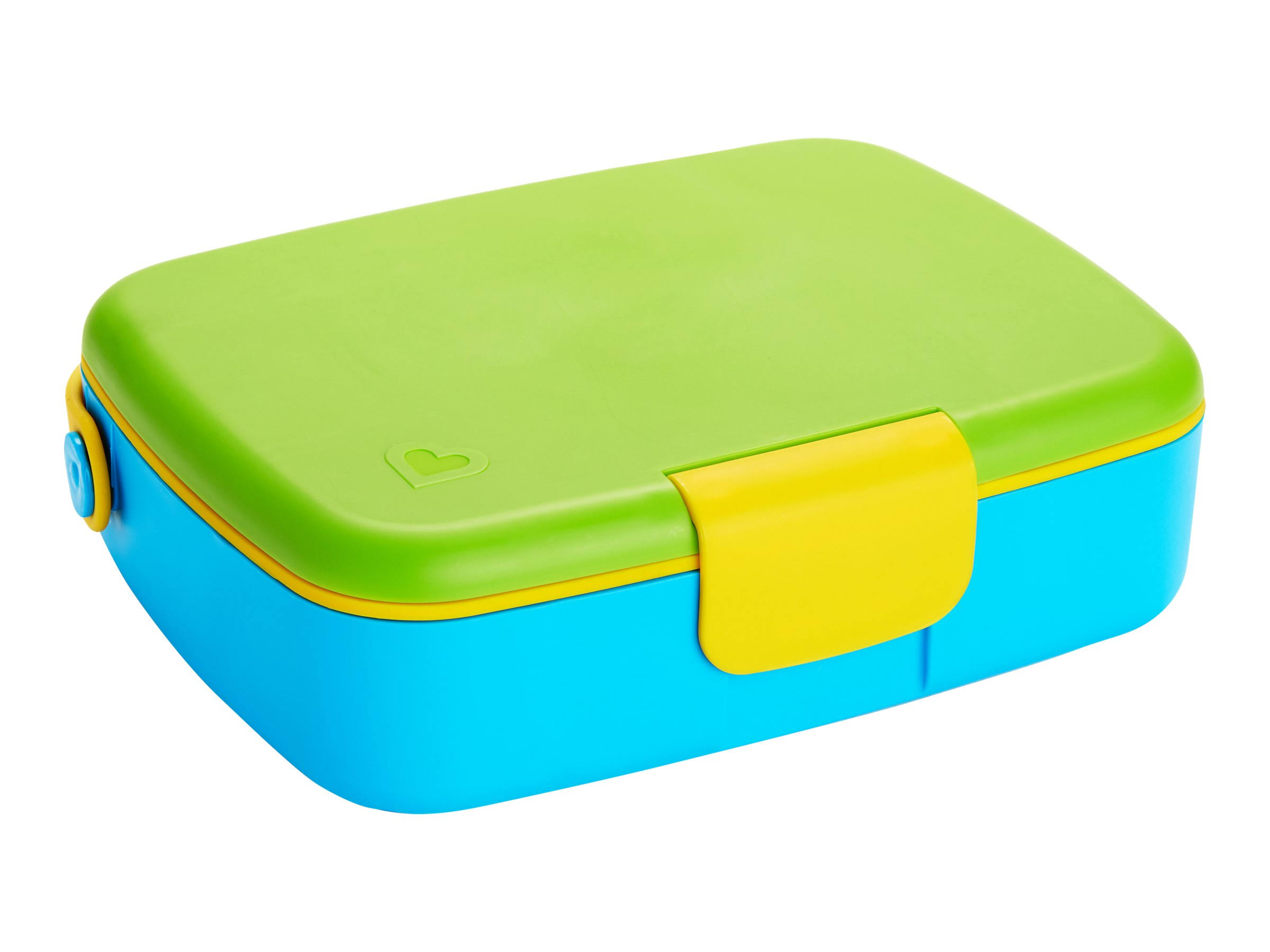 aaf17c3c3ad355fbff5e19003cbe0277ad377e46569ff49d3e138ac64305ad1e.jpg Munchkin - Lunch Bento Box with Stainless Steel Utensils - Image 1
