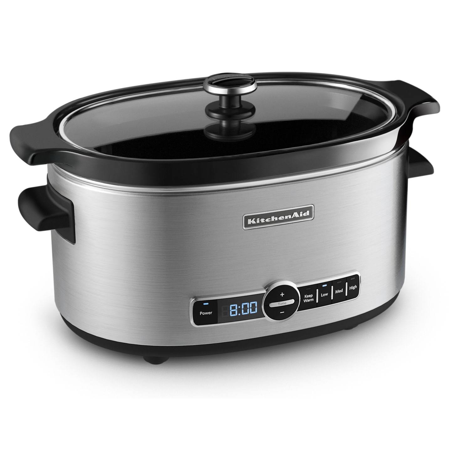 ab2a63c41130673e4df9528f563ecd1b88d8c917680d310bee414d6813bcd2ff.jpg KitchenAid KSC6223SS - Slow cooker - 6 qt - stainless steel - Image 1