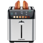 Chefman 2-Slice Stainless Steel Smart Toaster