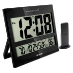 Sharp Atomic Clock - Accuracy - Never Needs Setting! -New Gloss Black