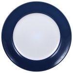 Royal Norfolk Blue and White Stoneware Dinner Plates, 10.5 in.