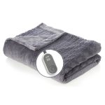 Pure Enrichment PureRelief Radiance Deluxe Heated Blanket, Twin