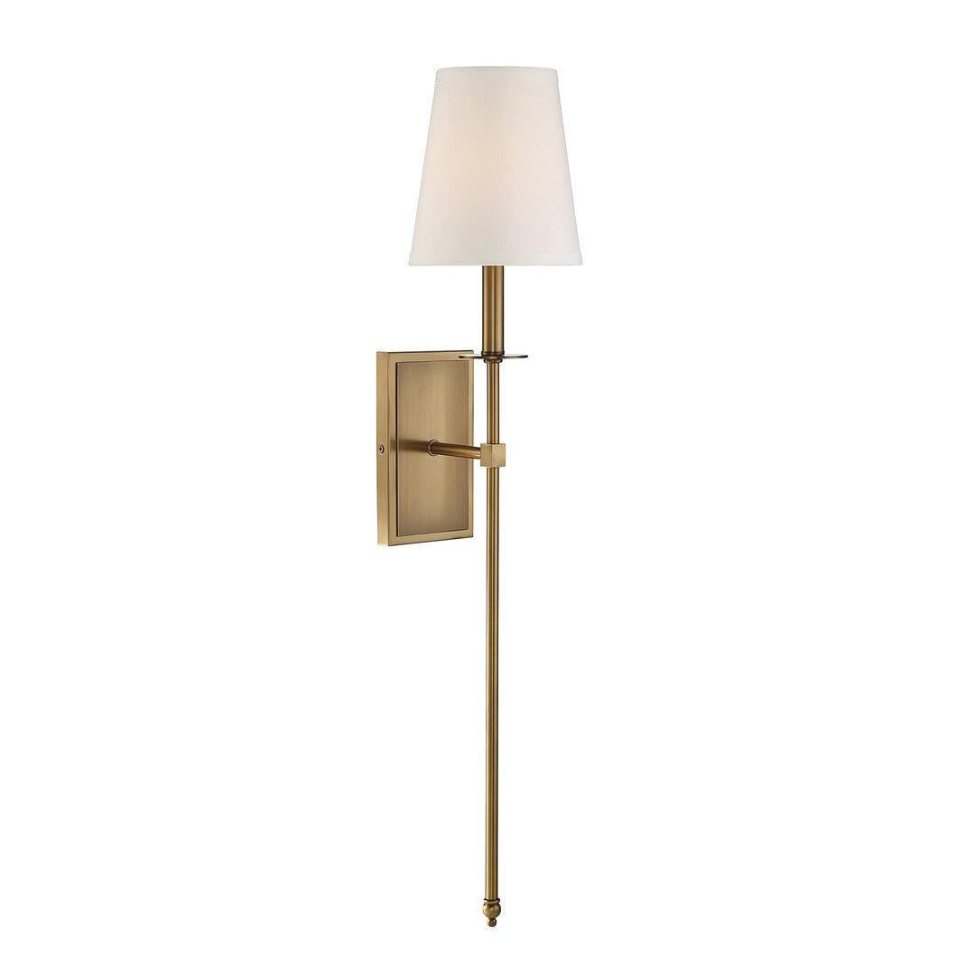 abfe54ecb2ca39acb5af17f2961ac97bb46a2d5eecca09e61f934d8e350a71f5.jpg Tyrone 1-Light Wallchiere Size: 33.5" H x 6.75" W x 8'' D - Image 1
