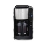 FrontFill Deluxe 12-Cup Black Programmable Drip Coffee Maker