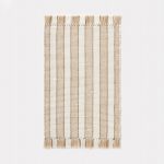 25"x38" Handloom Striped Indoor/Outdoor Accent Rug Natural - Threshold Designed with Studio McGee